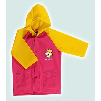 Pláštěnka VIOLA Dětská pláštěnka Viola 5907 růžová+žlutá - 120