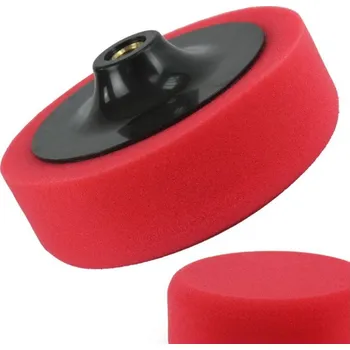 Brusný kotouč Leštící kotouč molitanový červený 150mm tloušťka 50mm s unašečem závit M14 MAR-POL 0.064 Kg HOBY Sklad3 M07912 (0.064 Kg HOBY Sklad3 M07912)