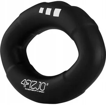 4FIZJO Posilovací kroužek s velmi velkým odporem černý