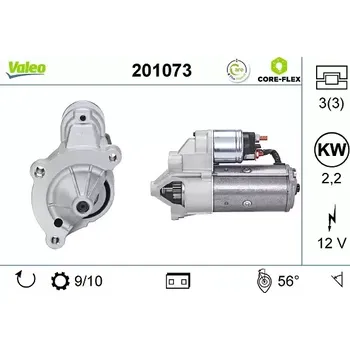 Startér VALEO Startér VALEO CORE-FLEX VA 201073