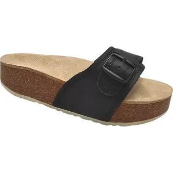 Dámská obuv VANIMAR Korkové pantofle s vyměkčenou stélkou - černé, vel. 36 - 46 vel. 36 - délka vnitřní stélky 23,5 cm