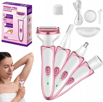 HOLICÍ STROJEK DÁMSKÝ depilátor na tělo a oblast bikin A NOHOU Bezdrátový STROJEK