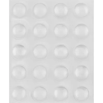 NEO TOOLS Samolepicí silikonové podložky 10 mm, 20 ks