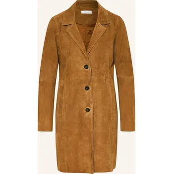 Dámský kabát Darling Harbour Dámský Kožený Kabát, whiskey, 42