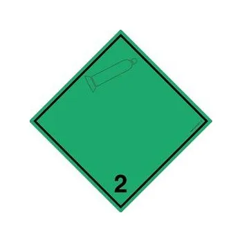 NEHOŘLAVÝ NEJEDOVATÝ PLYN Č.2 ČERNÝ SYMBOL, plast 2 mm, 100x100 mm