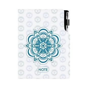 Zápisník Notes - zápisník DESIGN B5 nelinkovaný - Mandala modrý