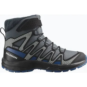 Dětská sportovní obuv Dětské turistické boty Salomon XA Pro V8 Winter Waterproof turbulence / black / dark blue