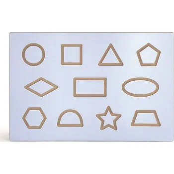 Dřevěná hračka Vyměnitelný panel tvary