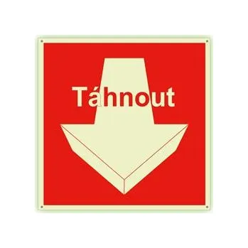 Táhnout - fotoluminiscenční tabulka s dírkami, plast 2 mm 200x200 mm