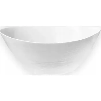 Obraz Salátová Mísa Florina bílá sklo moderní 25x24 cm