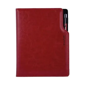 Zápisník Notes - zápisník GEP A5 čtverečkovaný - bordó