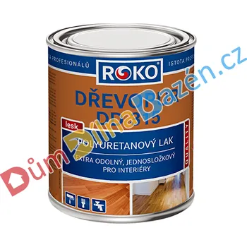 Lak na dřevo Rokospol Dřevopur DD 315 polyuretanový lak Barva: lesk, Objem: 0,75 l