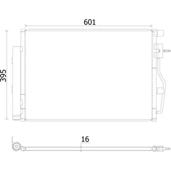 Výparník klimatizace Kondenzátor, klimatizace MAHLE AC 958 000S