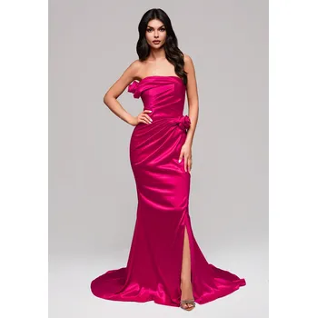 Dámské šaty Edoti Evening dress LA-OM-DL Edoti fuchsiová 3432766