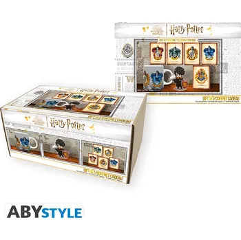 Harry Potter Dárkový set (Hrnek, Akrylová figurka, Set pohlednic)