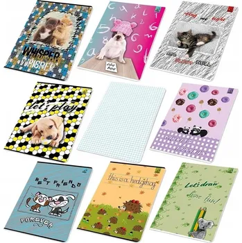 Sešit Sešit A5 s mřížkou Bee-bee, 16 listů, sada 20 ks