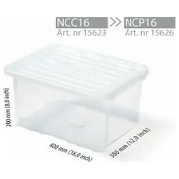 Úložný box Plastový úložný box bez víka 16" CARGOBOX 0.513 Kg HOBY Sklad3 NCC16 (0.513 Kg HOBY Sklad3 NCC16)