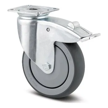 Pojezdové kolečko Tente Přístrojové kolečko 100 mm, otočné s brzdou, kuličkové ložisko 1795