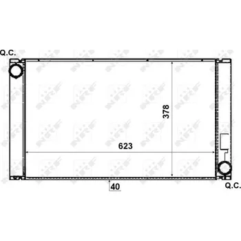 Chladič motoru Chladič, chlazení motoru NRF 53731