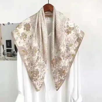 Šátek Šátek s potiskem s potiskem hedvábný šátek Šála 70x70 cm