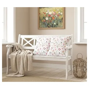 Návlek na polštář, Luční květiny, 40 x 40 cm