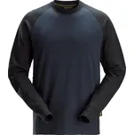 Dvoubarevná tmavě modrá/černá Mikina Snickers