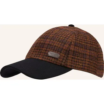 Kšiltovka Barbour Pánská Kšiltovka Clyde, hnědá / černá, one size