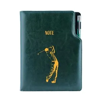 Zápisník Notes - zápisník DESIGN B5 čtverečkovaný - zelená - Golf muž