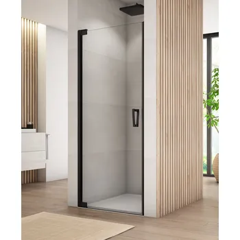 Sprchové dveře Ronal (Sanswiss) Ronal, CADURA Black Line jednokřídlé dveře s vyrovnávacím profilem CA1C Šířka: 70 cm