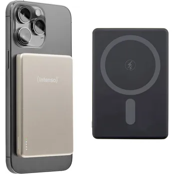 Powerbanka Intenso Intenso Power Bank MW5000 champagne powerbanka Li-Pol, 5000 mAh, Dodávka energie, USB-C®, champagne