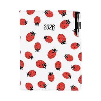 Diář Diář DESIGN denní B6 2026 - Beruška