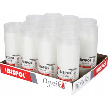 Svíčka Bispol Parafínové náplně do hřbitovních svíček 6 dní, 14 ks