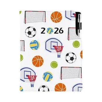 Diář Diář DESIGN denní A5 2026 český - Sport