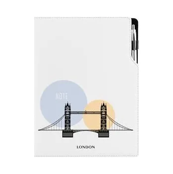 Notes DESIGN A4 nelinkovaný - Londýn