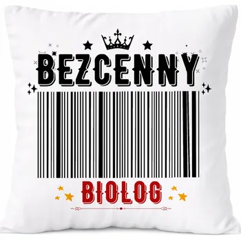 Obraz Dárek Polštář Agent s potiskem v bílém PoliDraw