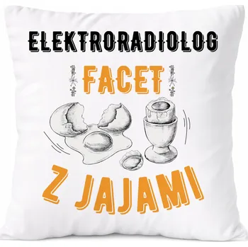 Polštář Dárek Polštář pro administrátora s potiskem , bílý