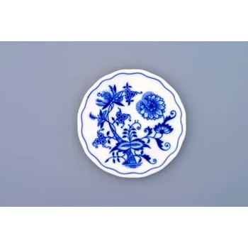 Chňapka Cibulák podložka pod sklenici 10 cm originální cibulákový porcelán Dubí, cibulový vzor,