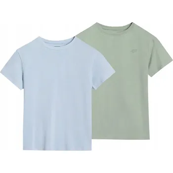 Chlapecké tričko CHLAPECKÉ TRIČKO 4F DĚTSKÉ TRIČKO OVERSIZE SADA 2 KS VEL. 158