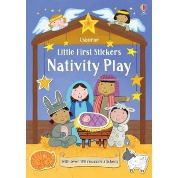 První čtění Little First Stickers Nativity Play - Brooks, Felicity