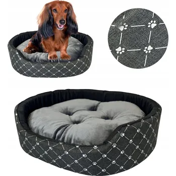 Pelíšek pro psa Šiška pelíšek pro psa šedý 57 cm x 48 cm