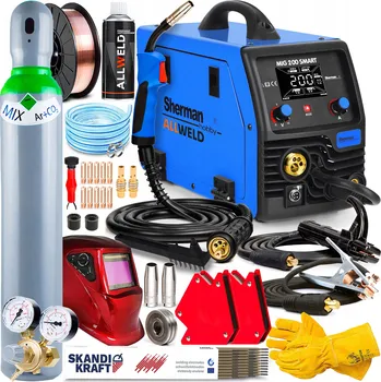 Svářečka Svářečka MIG/MAG Sherman MIG 200 SMART MMA TIG 200A 230V synergická 3v1