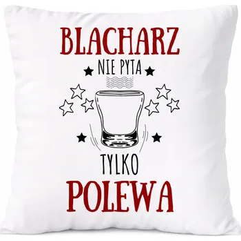 Obraz Polštář pro alkoholika jako Dárek s potiskem bílý PoliDraw