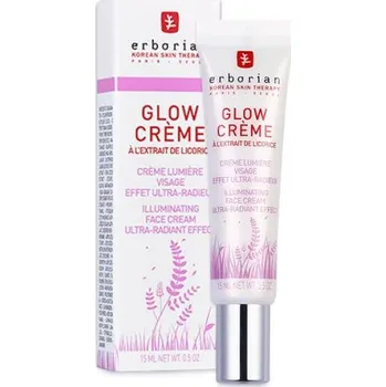 Pleťový krém Rozjasňující pleťový krém Erborian Glow Illuminating denní krém 15 ml