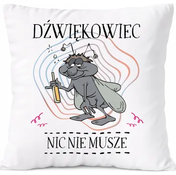 Obraz Polštář Pro Zvukaře jako Dárek s potiskem Fotografie Bílý PoliDraw