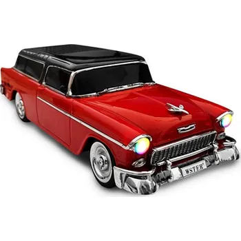 Elektronika Přenosný bluetooth reproduktor automobil RETRO Chevrolet WS-1955, radio FM, MP3, USB