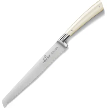 Kuchyňský nůž Nůž na chleba EDONIST 20 cm, nerezové nýty, bílá, Lion Sabatier
