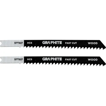 Pilový plátek Graphite Pilový list, 8 TPI, HCS, rukojeť ve tvaru U, 2 ks, hrubé řezání