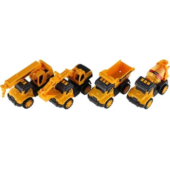 autíčko Teddies Auto stavební nákladní kov/plast 13 cm na setrvačník