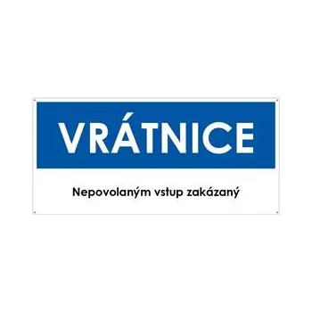 VRÁTNICE, modrá, plast s dírami 2 mm 190x90 mm