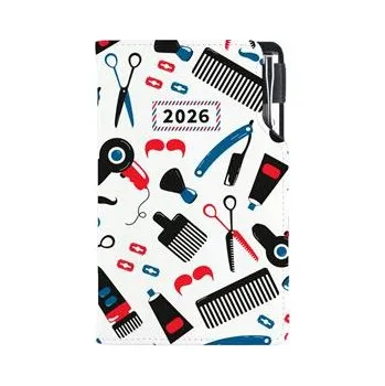 Diář Diář KADEŘNICKÝ Barber - DESIGN týdenní kapesní 2026 český